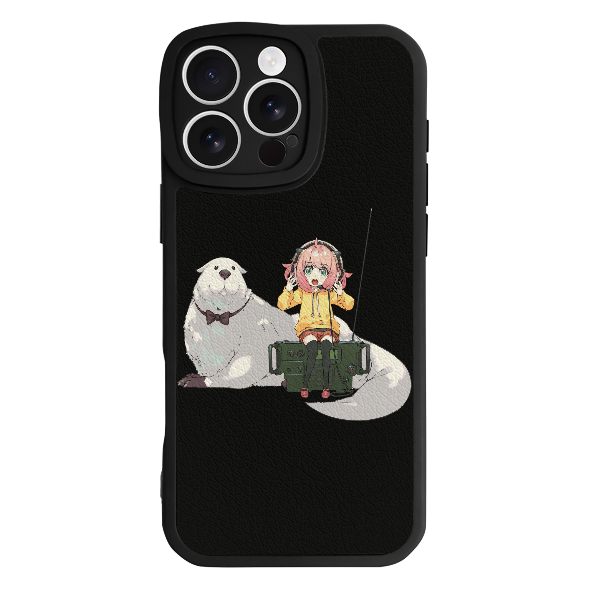 （画像用） SPY×FAMILY间谍家家酒 【iPhone 16シリーズ対応】シリコンスマホケース（レザー調） 材質：シリコン